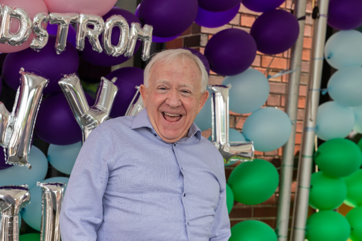 New York, NY - June 27, 2021: Emmy-Award winning actor, comedian, singer and author, Leslie Jordan meets fans and signs his book at Nordstrom Local West Village