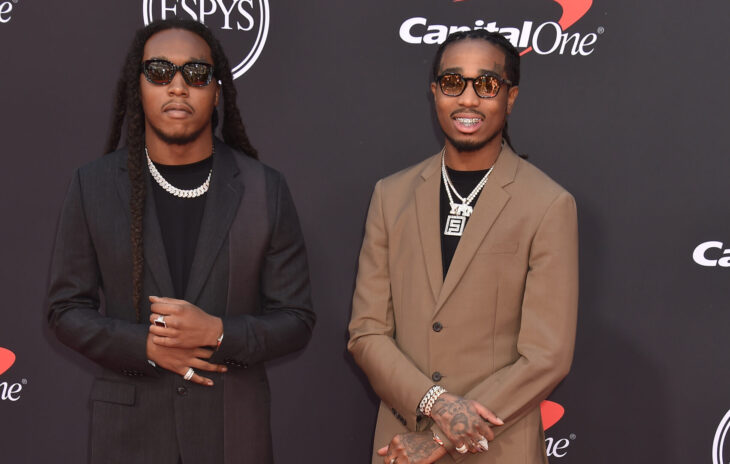 LOS ANGELES, USA. July 10, 2019: Takeoff & Quavo of Migos at the 2019 ESPY Awards at the Microsoft Theatre LA Live. Picture: Paul Smith/Featureflash